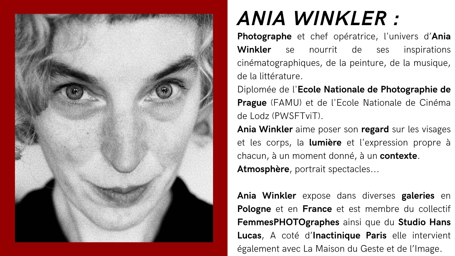 Ania Winkler with Inactinique Paris workshop argentique